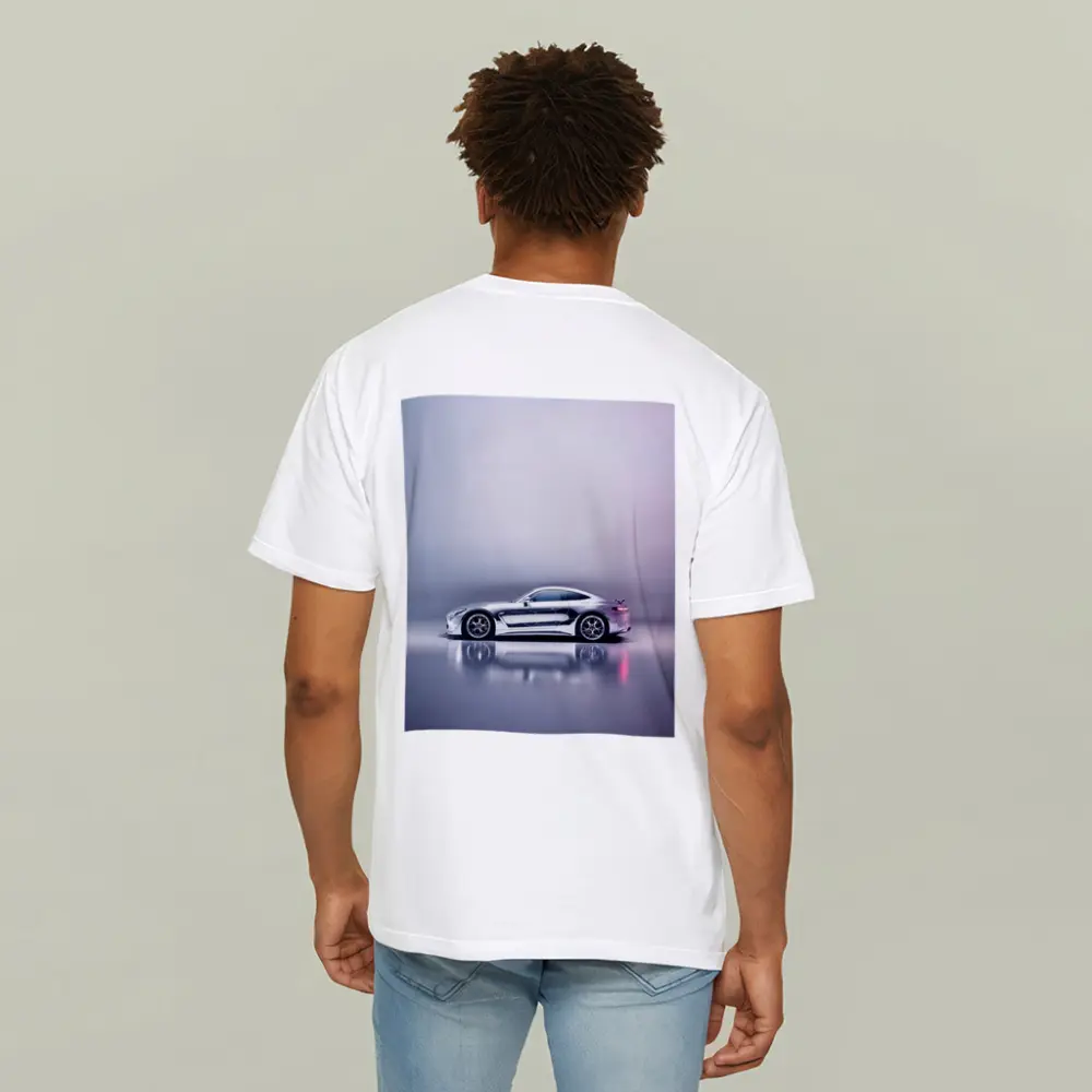 Mercedes AMG GT Silver Studio Background – T-Shirts