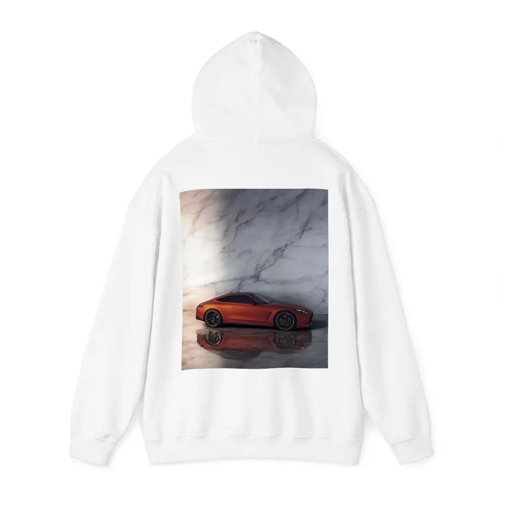 BMW M8 Orange Coupe Marble Studio – Hoodies