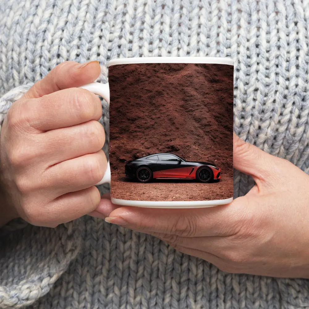 Mercedes AMG GT Black Red Desert Setting – Mugs