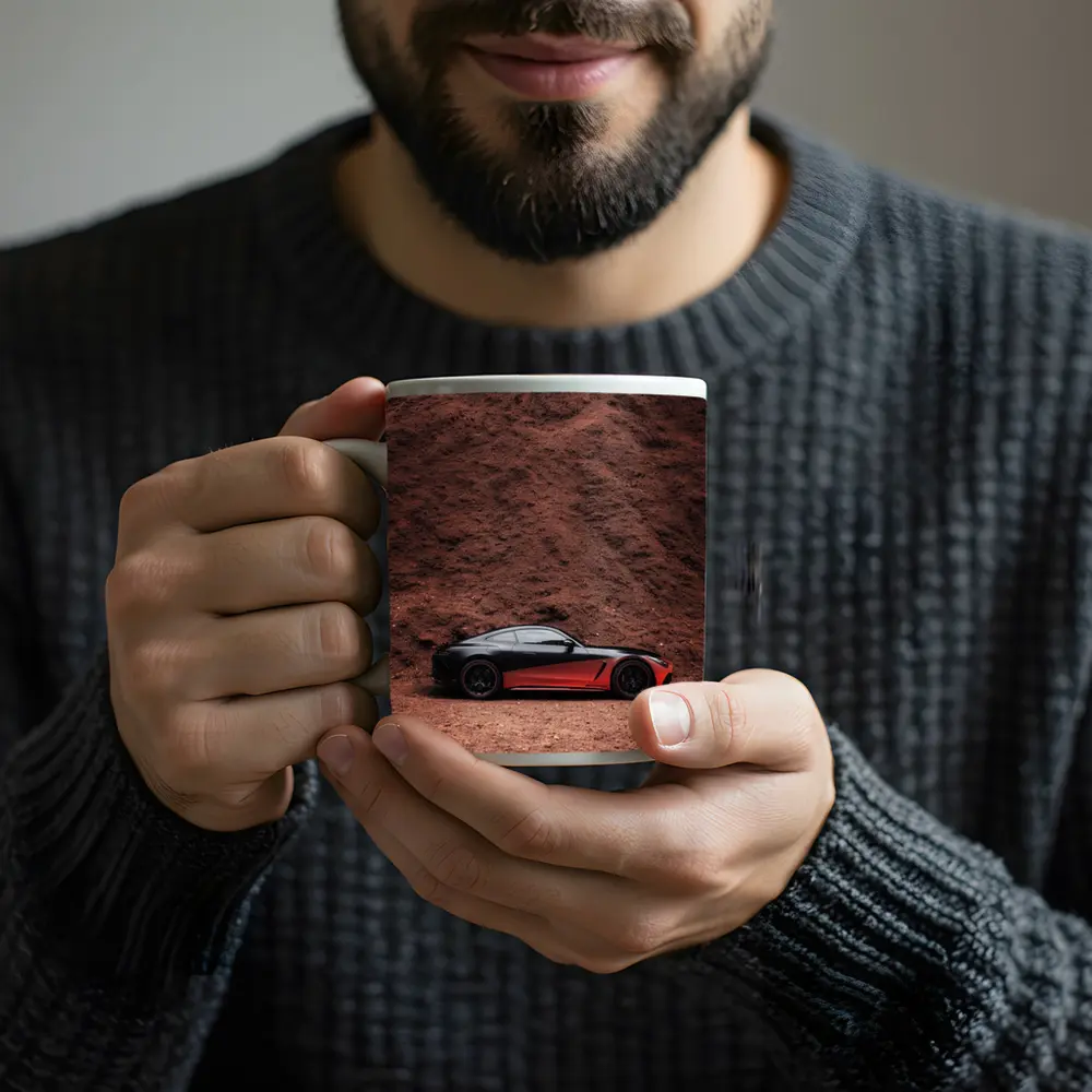 Mercedes AMG GT Black Red Desert Setting – Mugs