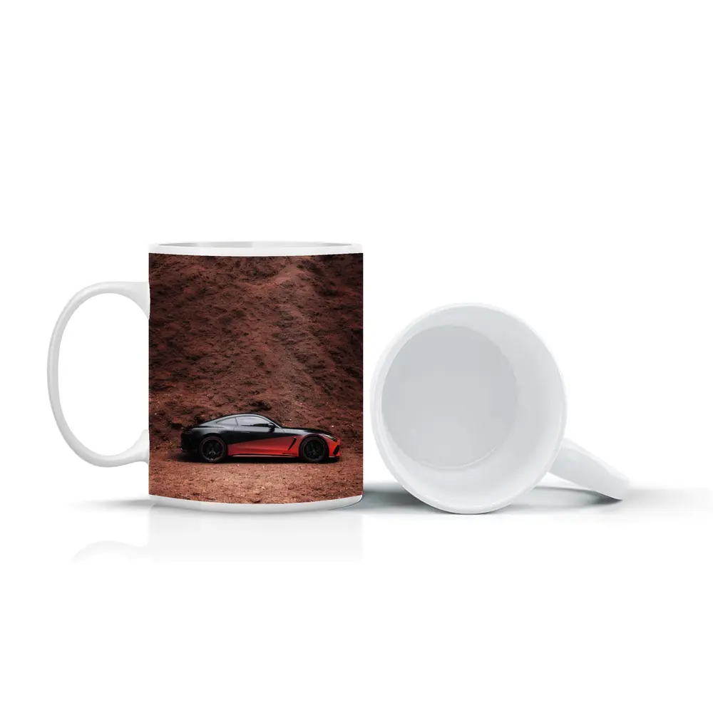 Mercedes AMG GT Black Red Desert Setting – Mugs