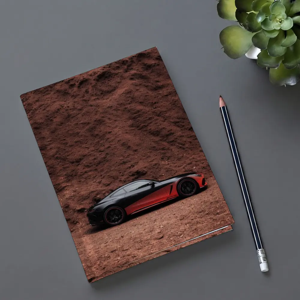 Mercedes AMG GT Black Red Desert Setting – Notebooks