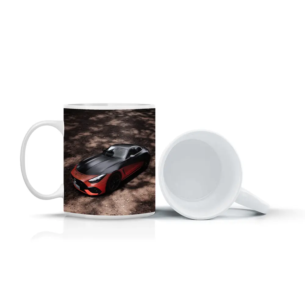Mercedes AMG GT Black Red Sports Car – Mugs
