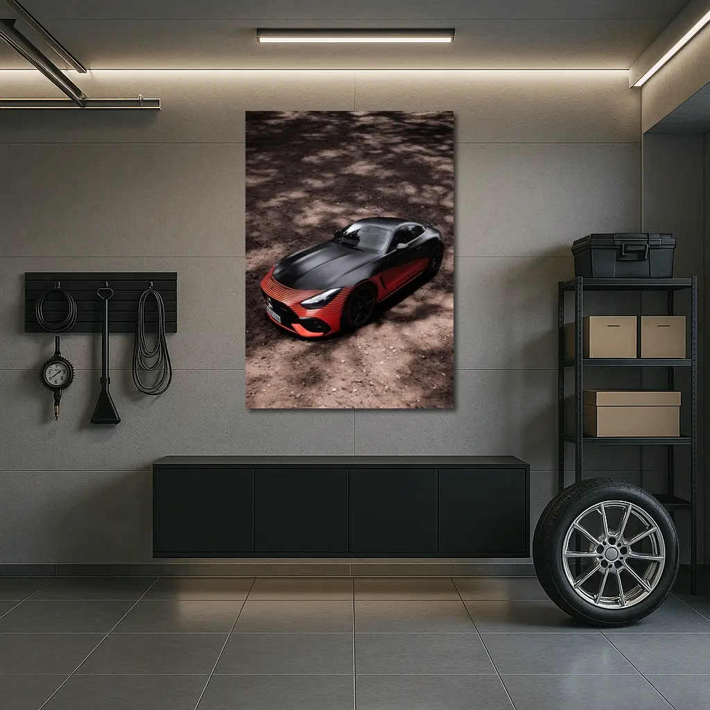 Mercedes AMG GT Black Red Sports Car – Wall Art