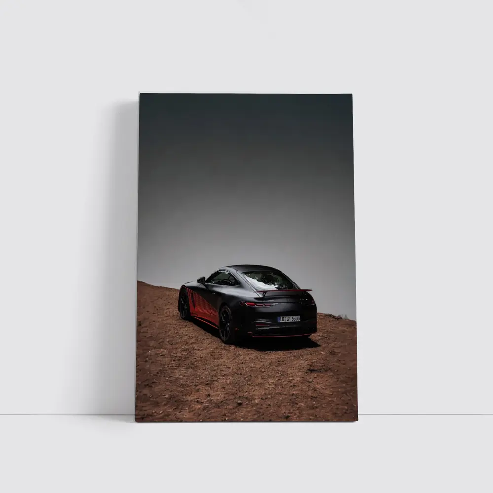 Mercedes AMG GT Black Desert Landscape – Wall Art