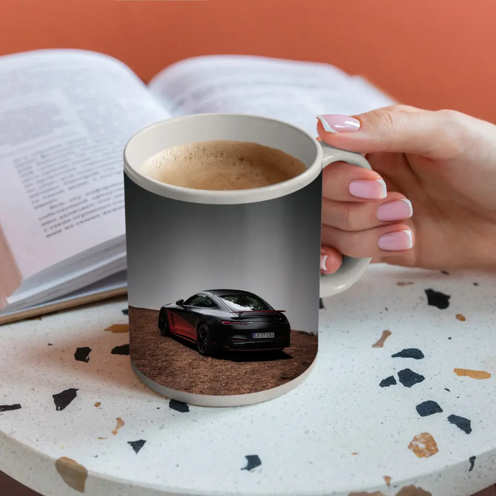 Mercedes AMG GT Black Desert Landscape – Mugs