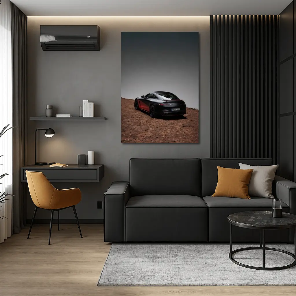 Mercedes AMG GT Black Desert Landscape – Wall Art