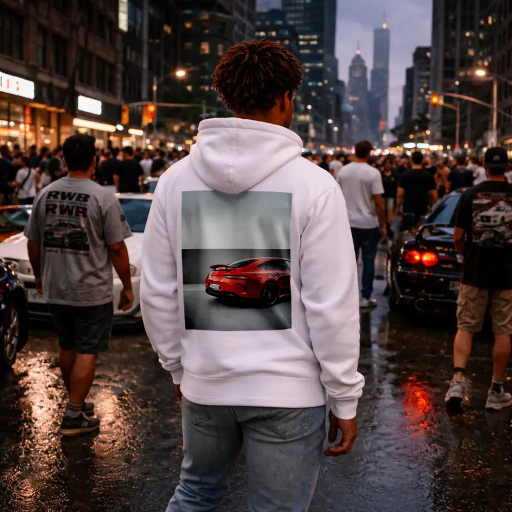 Mercedes AMG GT 63 S Red Studio – Hoodies