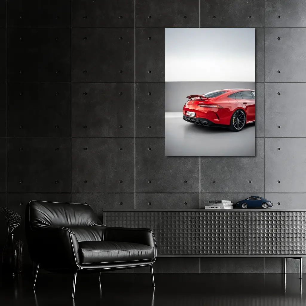 Mercedes AMG GT 63 S Red Studio – Wall Art