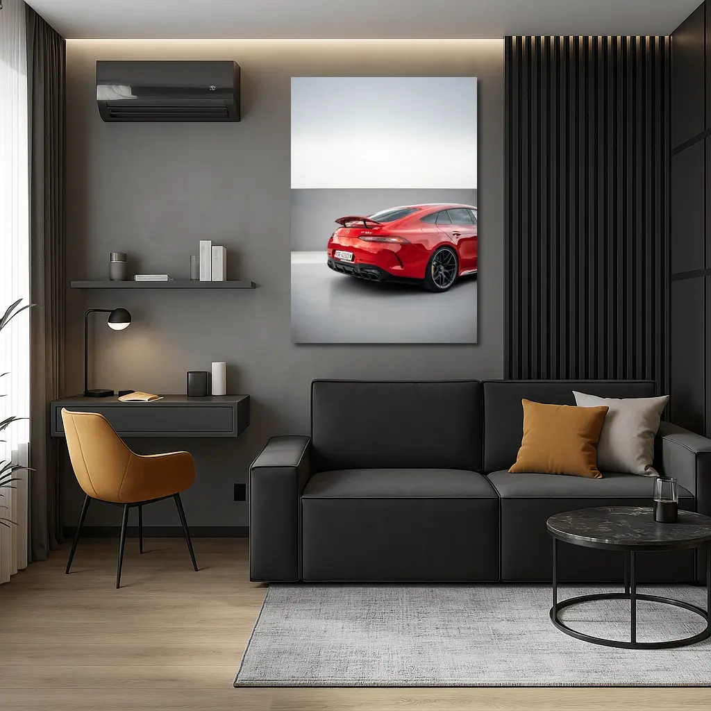 Mercedes AMG GT 63 S Red Studio – Wall Art