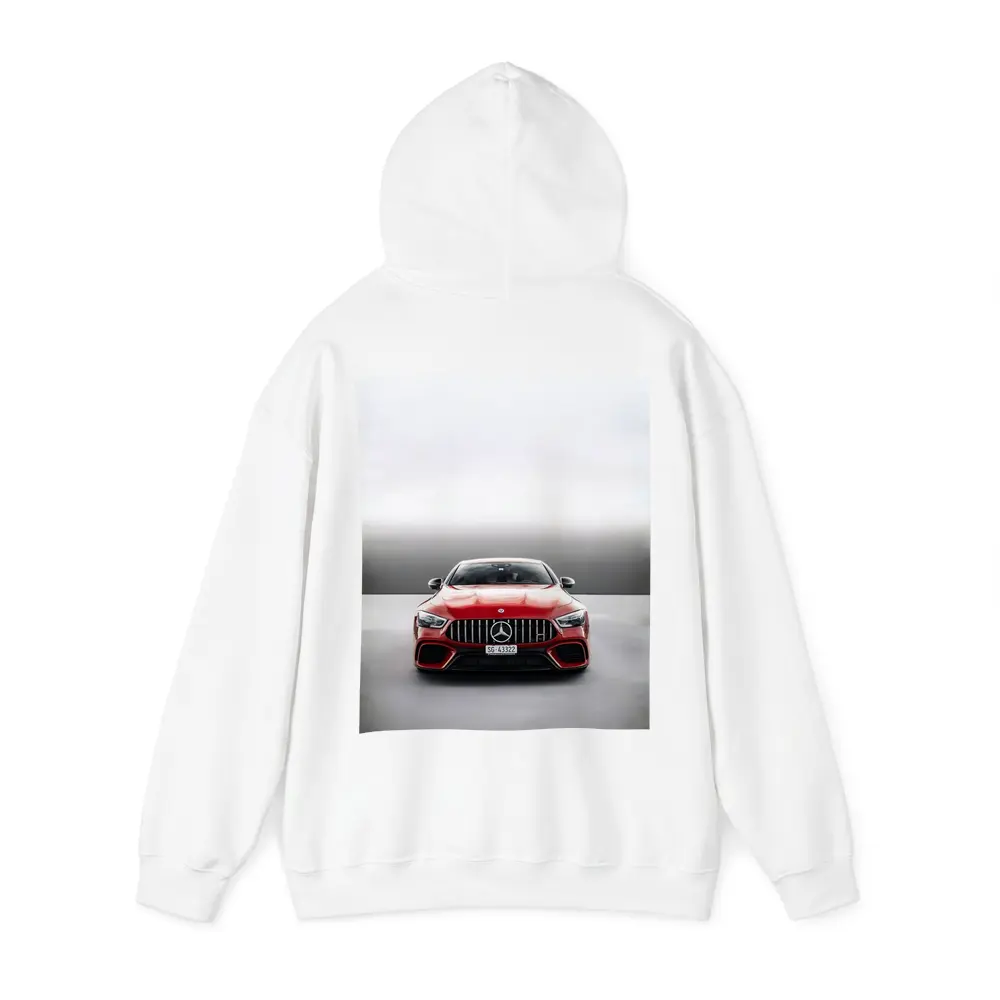 Mercedes AMG GT Red Front View Gray – Hoodies