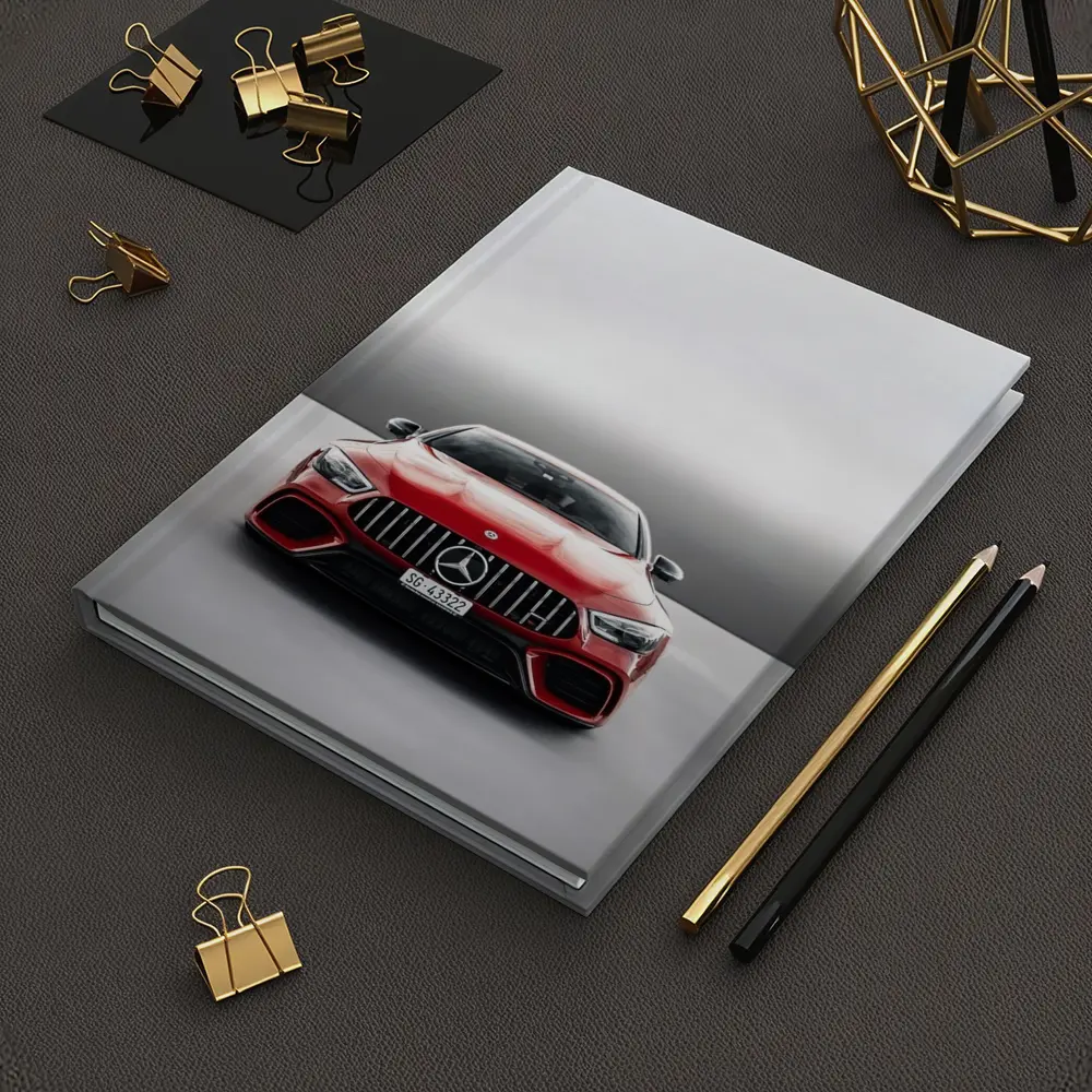 Mercedes AMG GT Red Front View Gray – Notebooks
