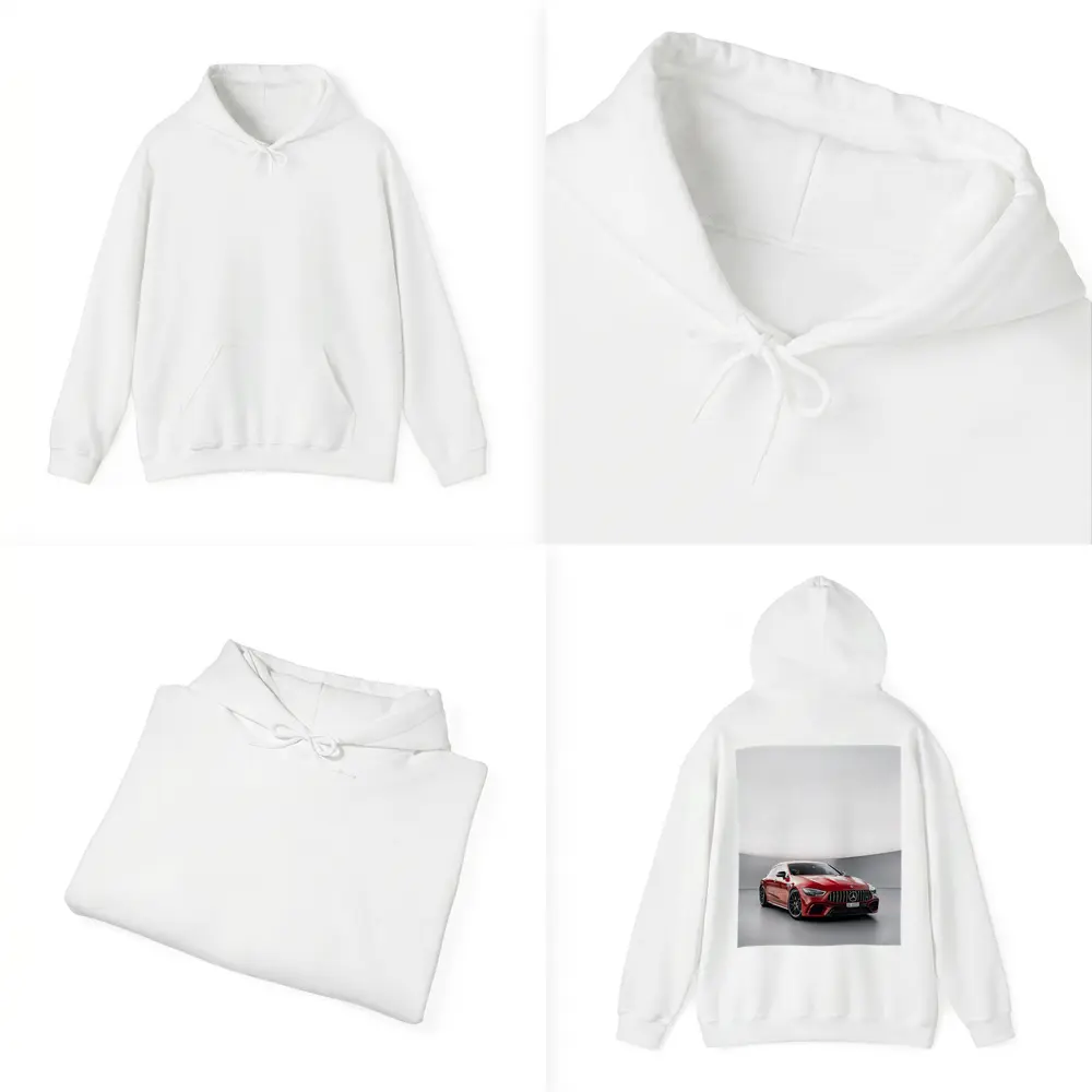 Mercedes AMG GT Red Studio Showroom – Hoodies