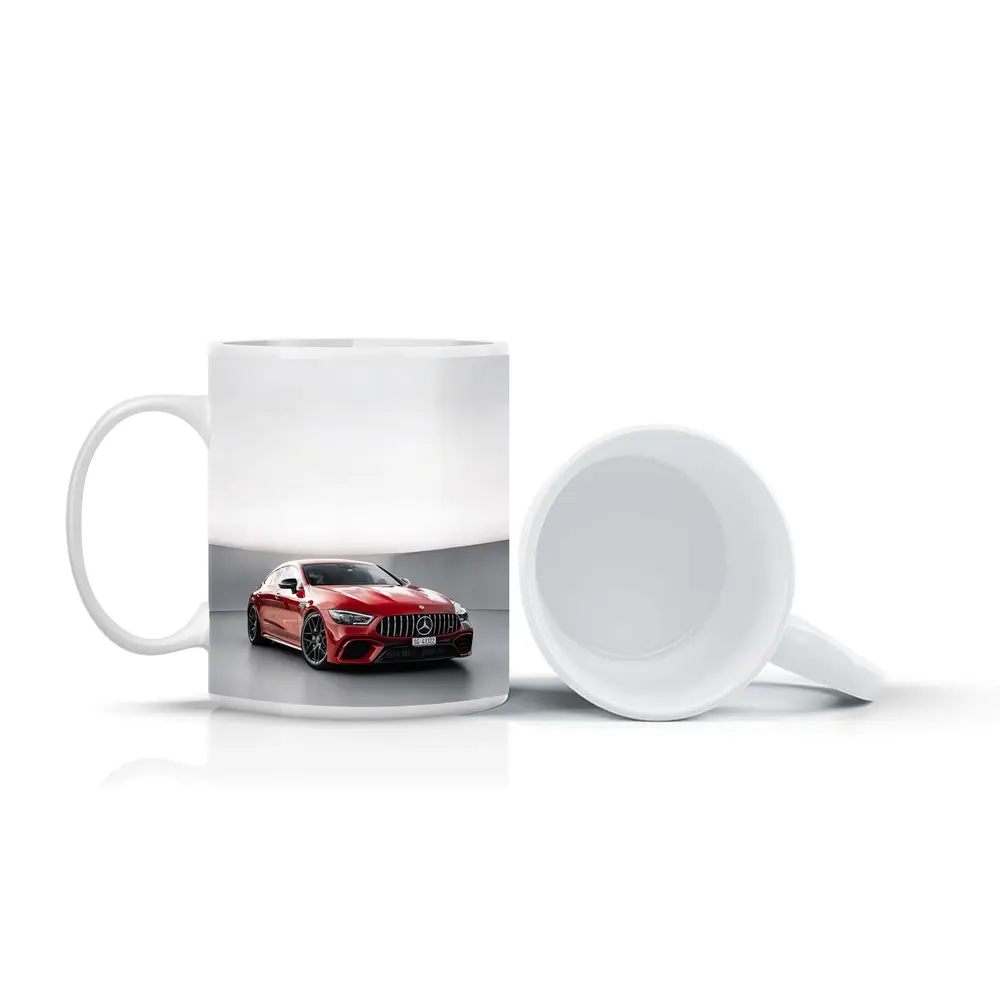 Mercedes AMG GT Red Studio Showroom – Mugs