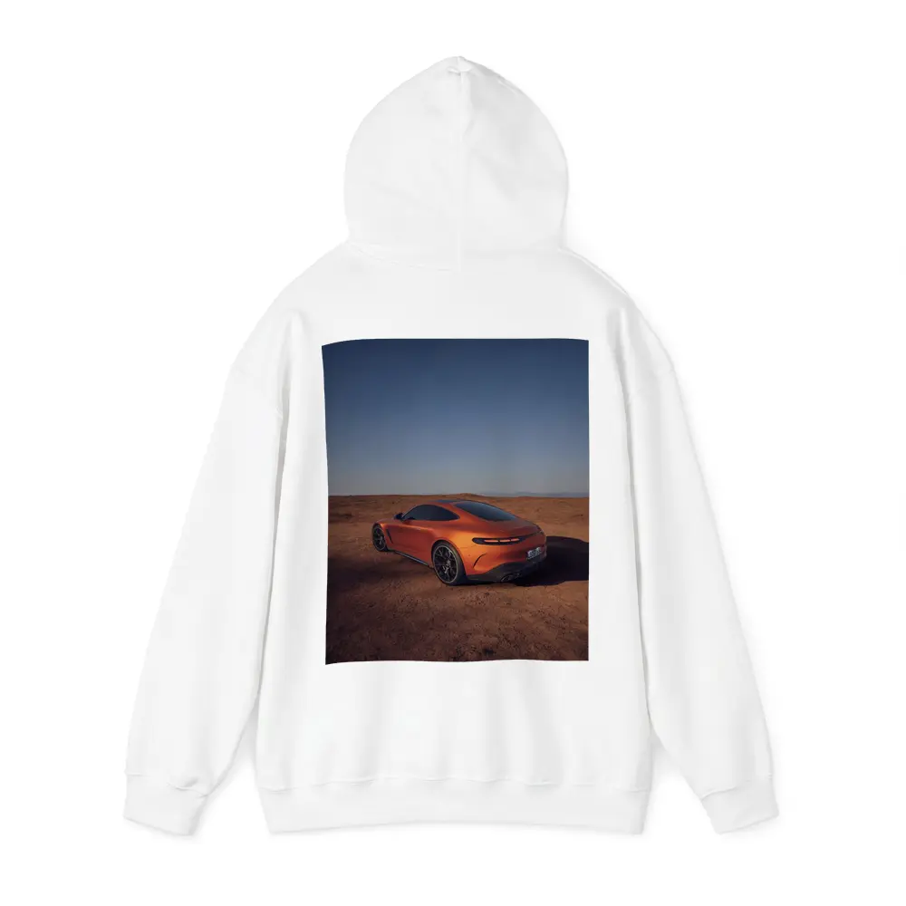 Mercedes AMG GT Orange Desert Landscape – Hoodies