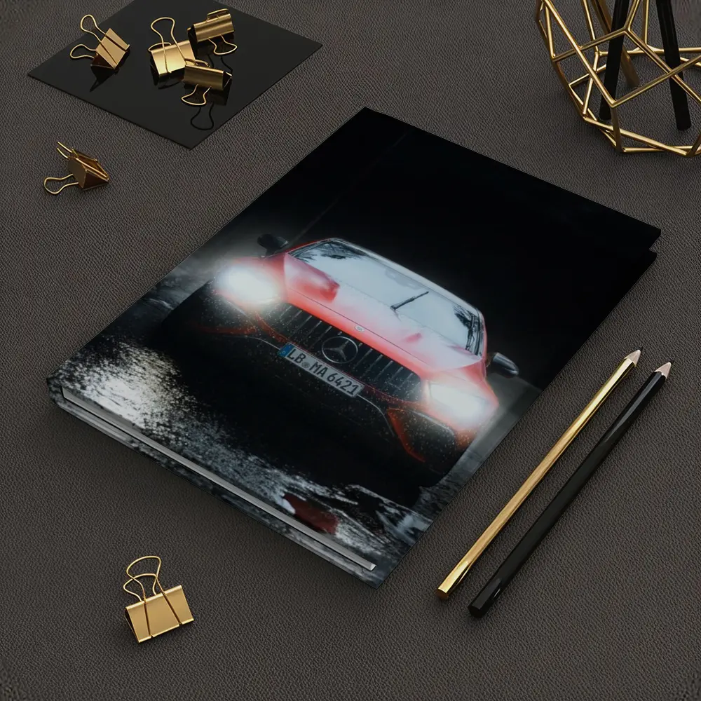 Mercedes AMG GT Dark Rainy Night Street – Notebooks
