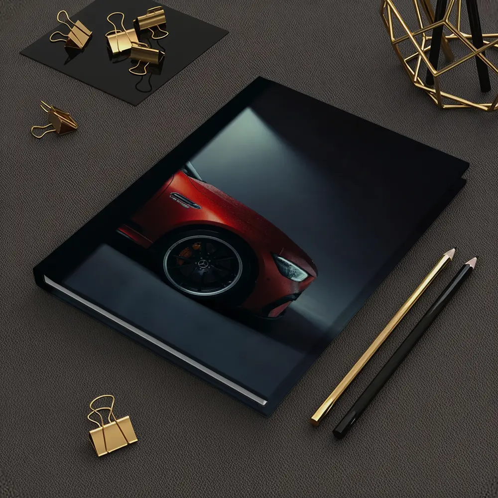 Mercedes AMG GT Red Dark Studio Shot – Notebooks