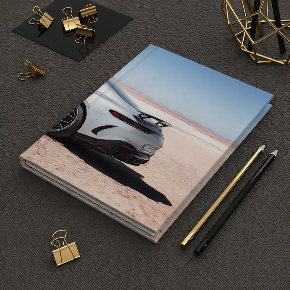 Mercedes AMG GT Desert Landscape Rear View – Notebooks