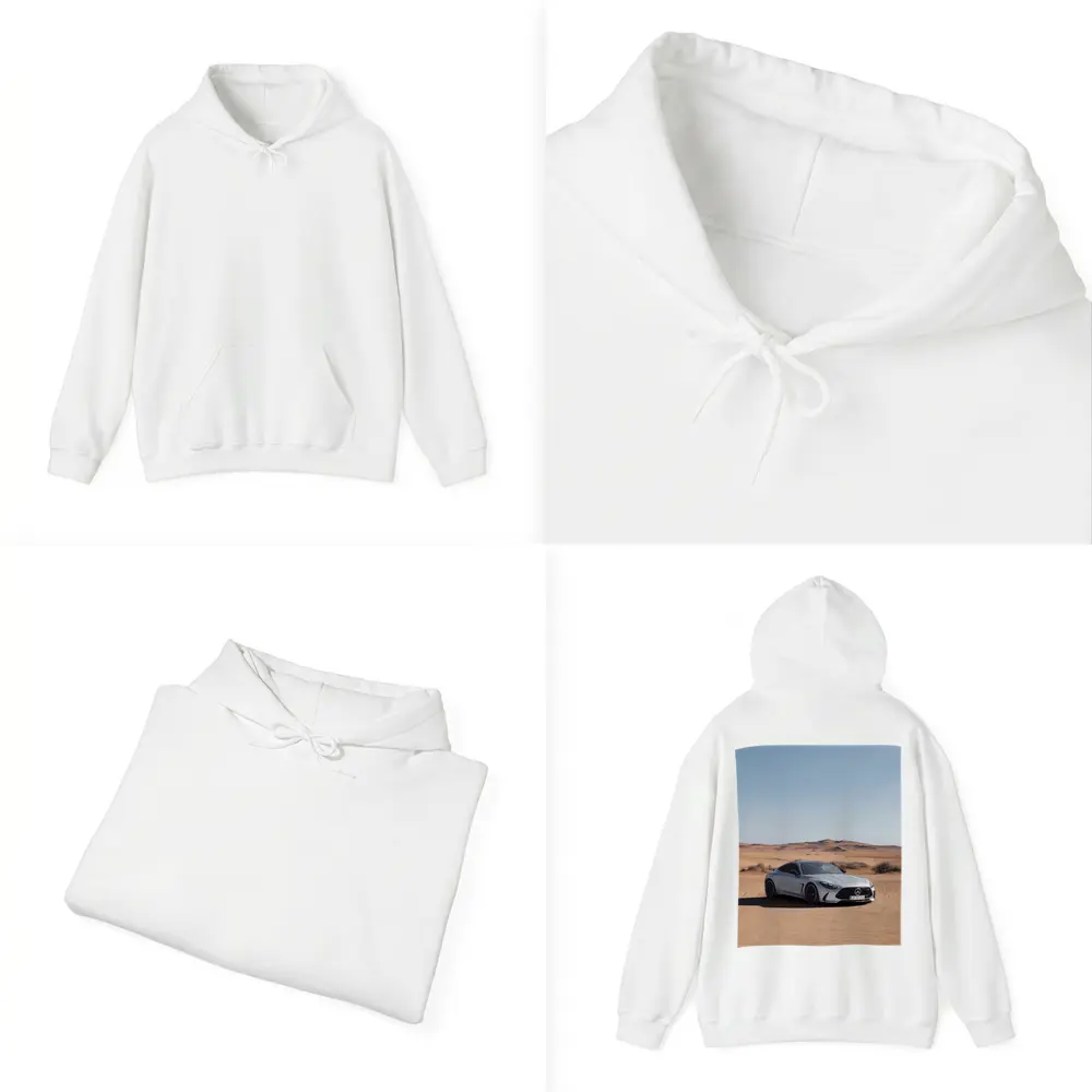 Mercedes AMG GT Silver Desert Sand Dunes – Hoodies