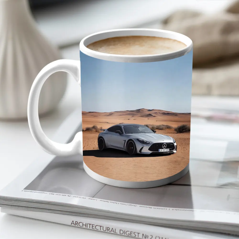 Mercedes AMG GT Silver Desert Sand Dunes – Mugs