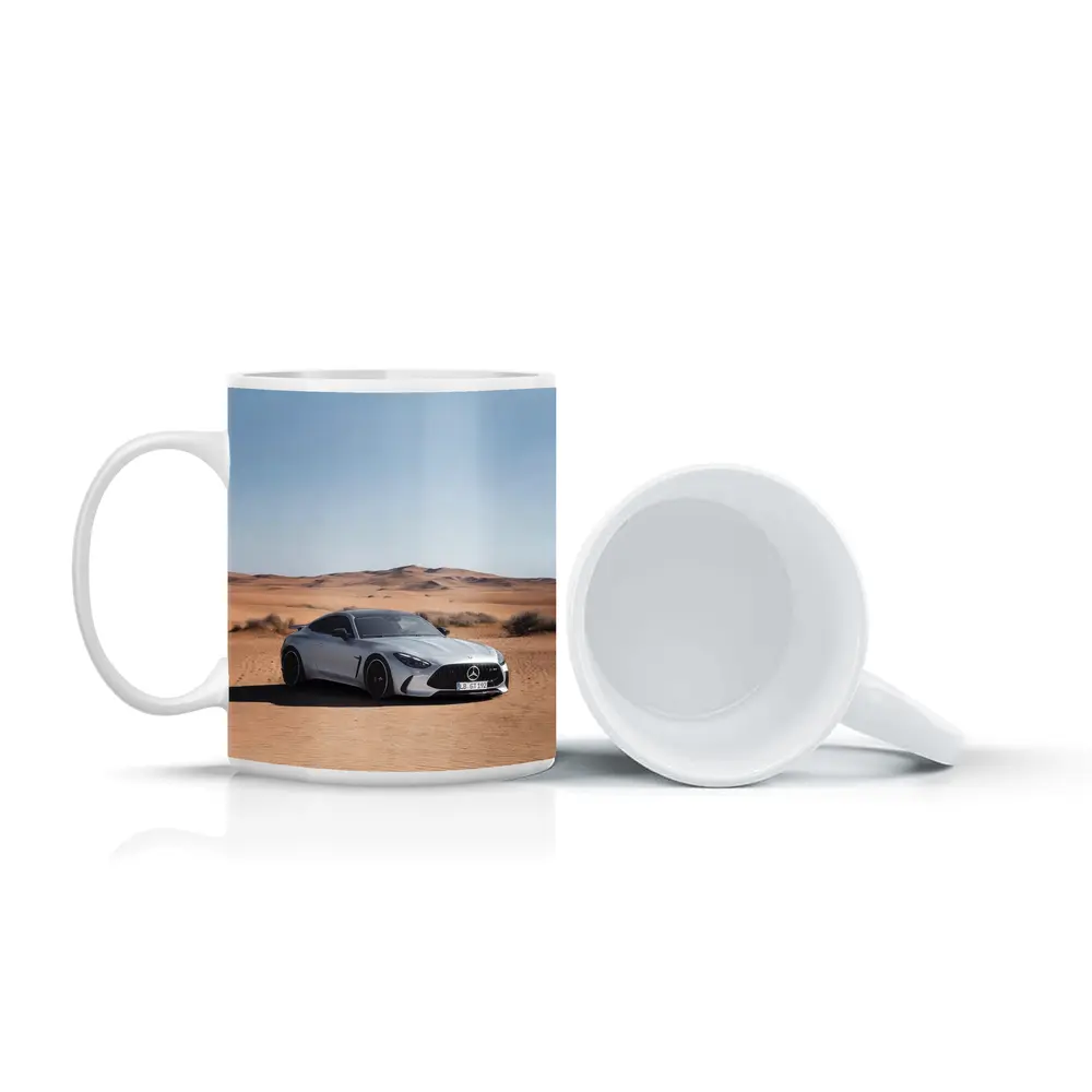 Mercedes AMG GT Silver Desert Sand Dunes – Mugs