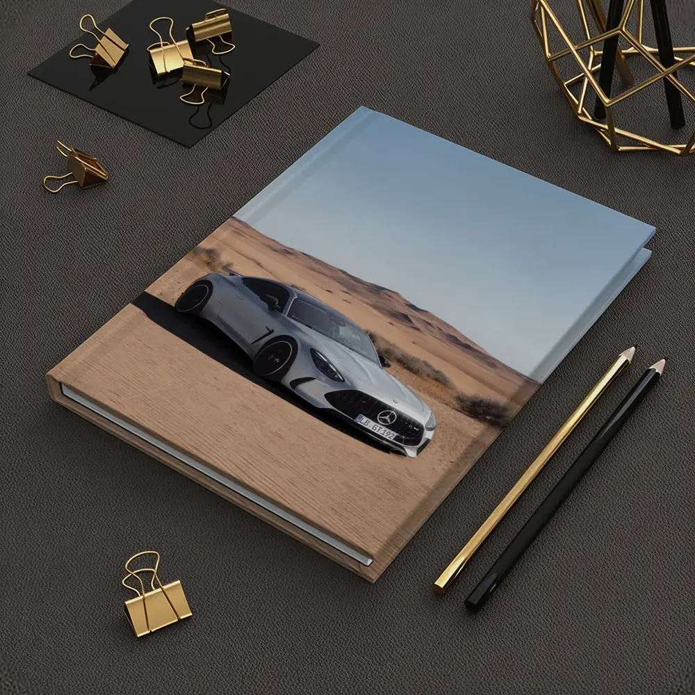 Mercedes AMG GT Silver Desert Sand Dunes – Notebooks