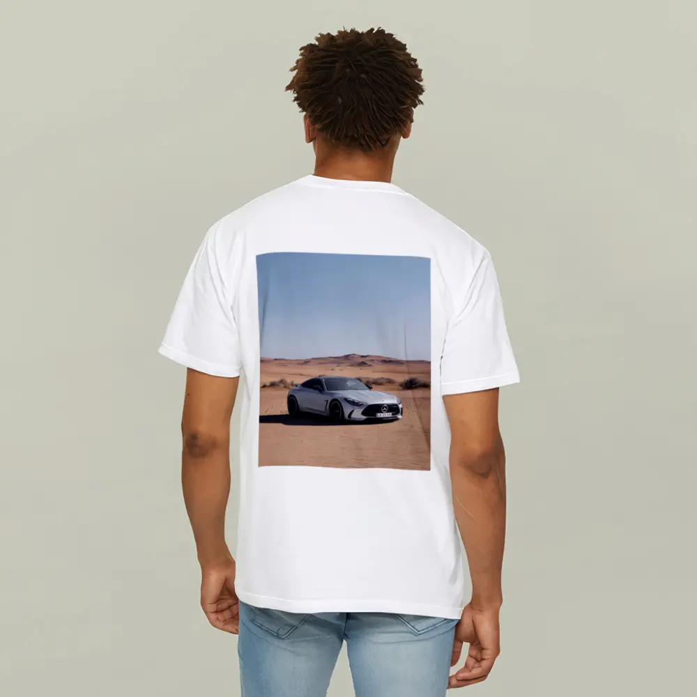 Mercedes AMG GT Silver Desert Sand Dunes – T-Shirts