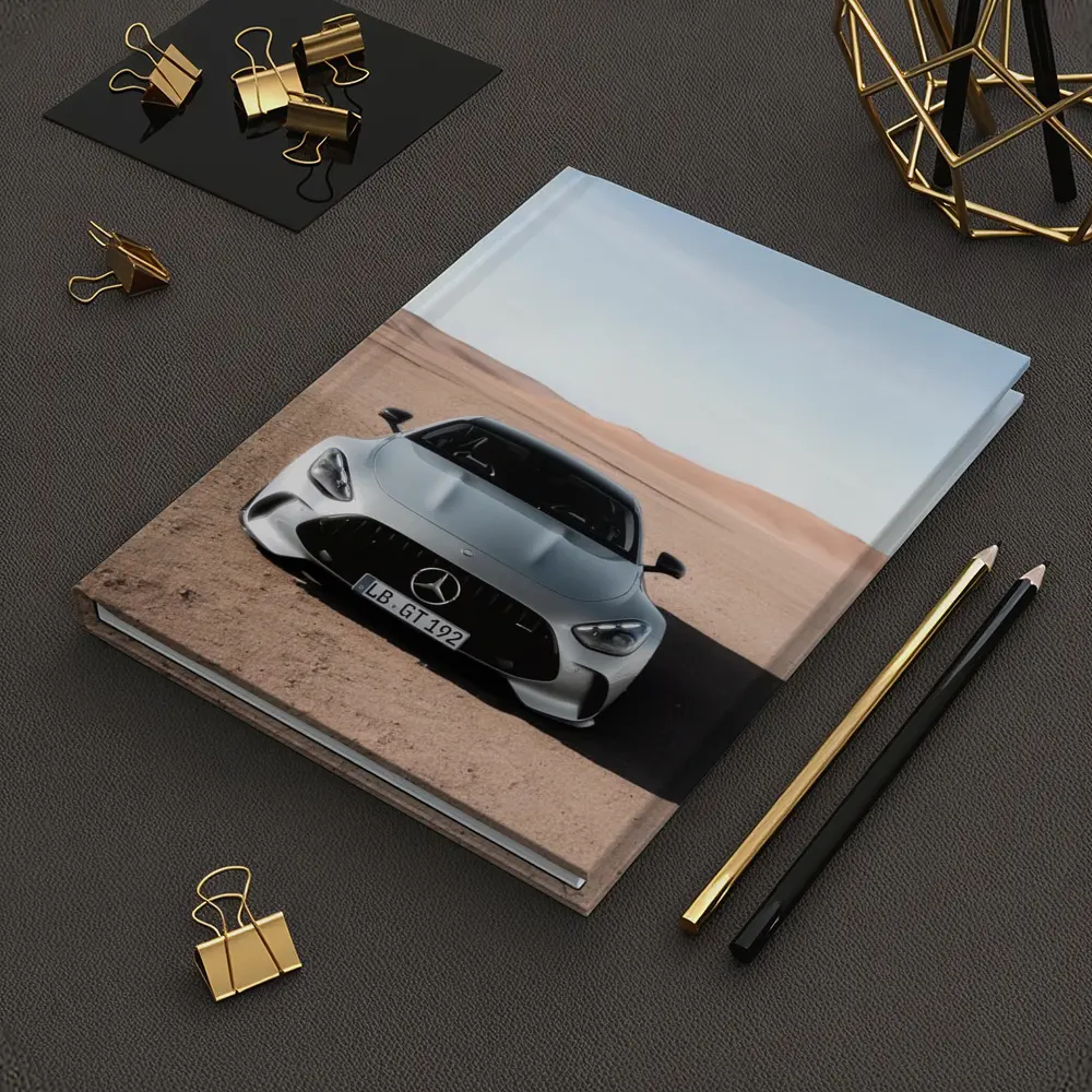 Mercedes AMG GT Silver Desert Front View – Notebooks