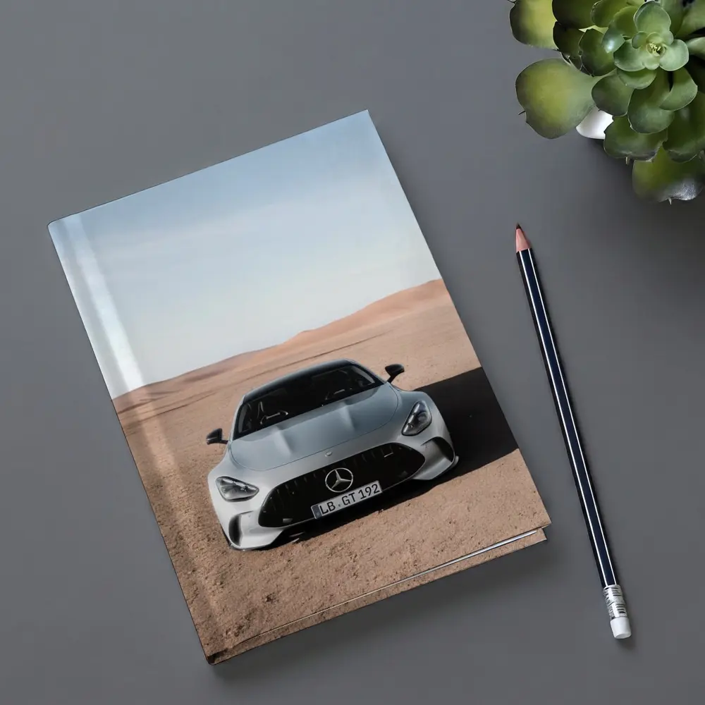 Mercedes AMG GT Silver Desert Front View – Notebooks