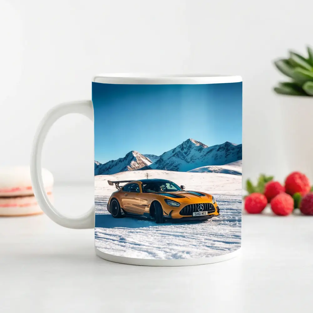 Mercedes AMG GT Black Snow Mountains – Mugs