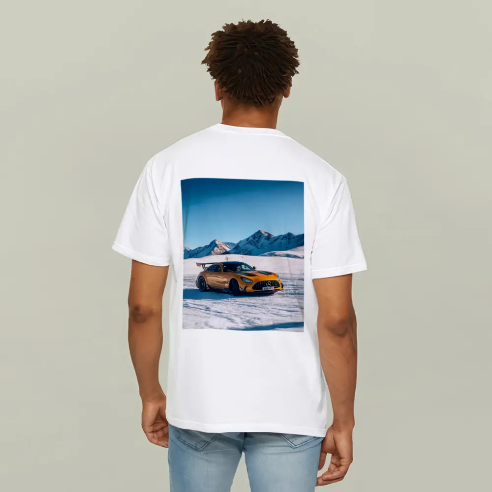 Mercedes AMG GT Black Snow Mountains – T-Shirts