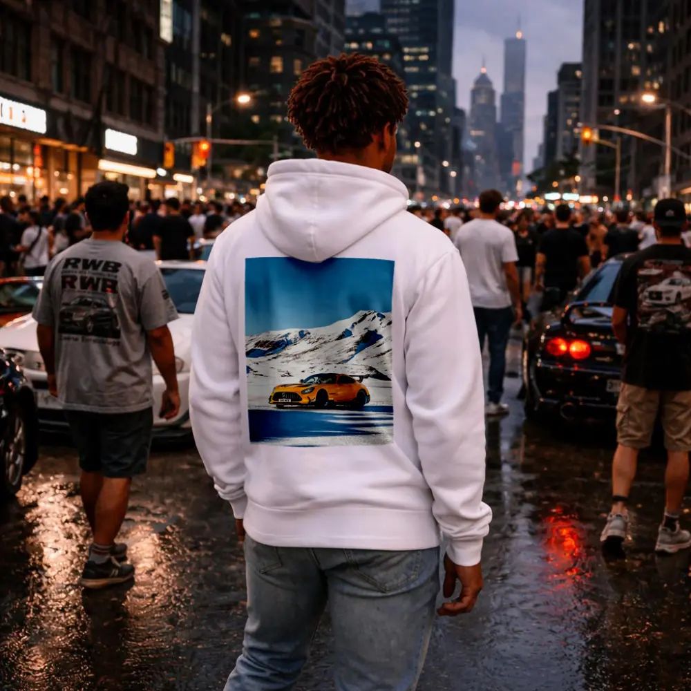 Mercedes AMG GT Black Series Snow Mountains – Hoodies