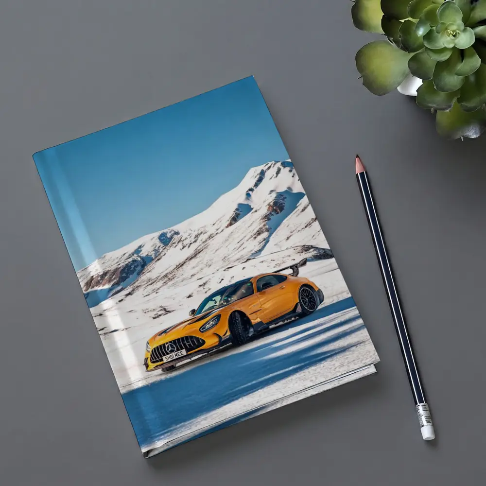 Mercedes AMG GT Black Series Snow Mountains – Notebooks