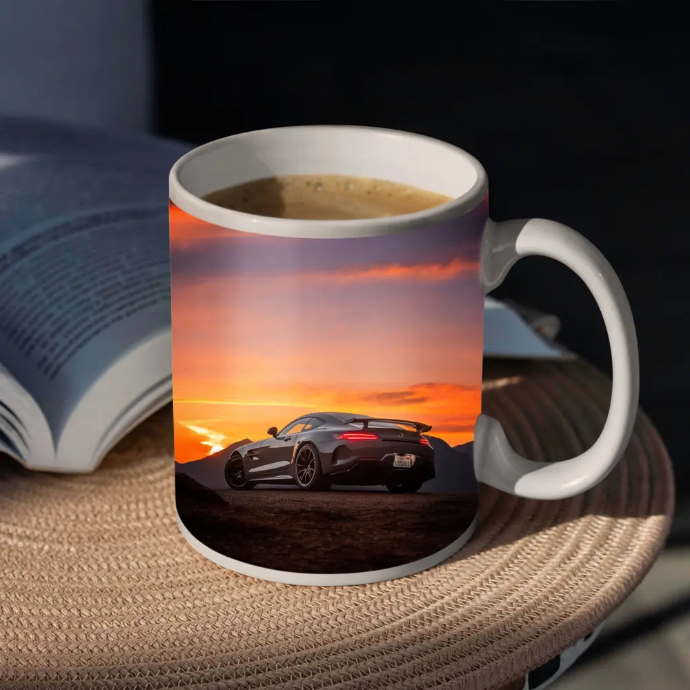 Mercedes AMG GT R Fiery Sunset Sky – Mugs