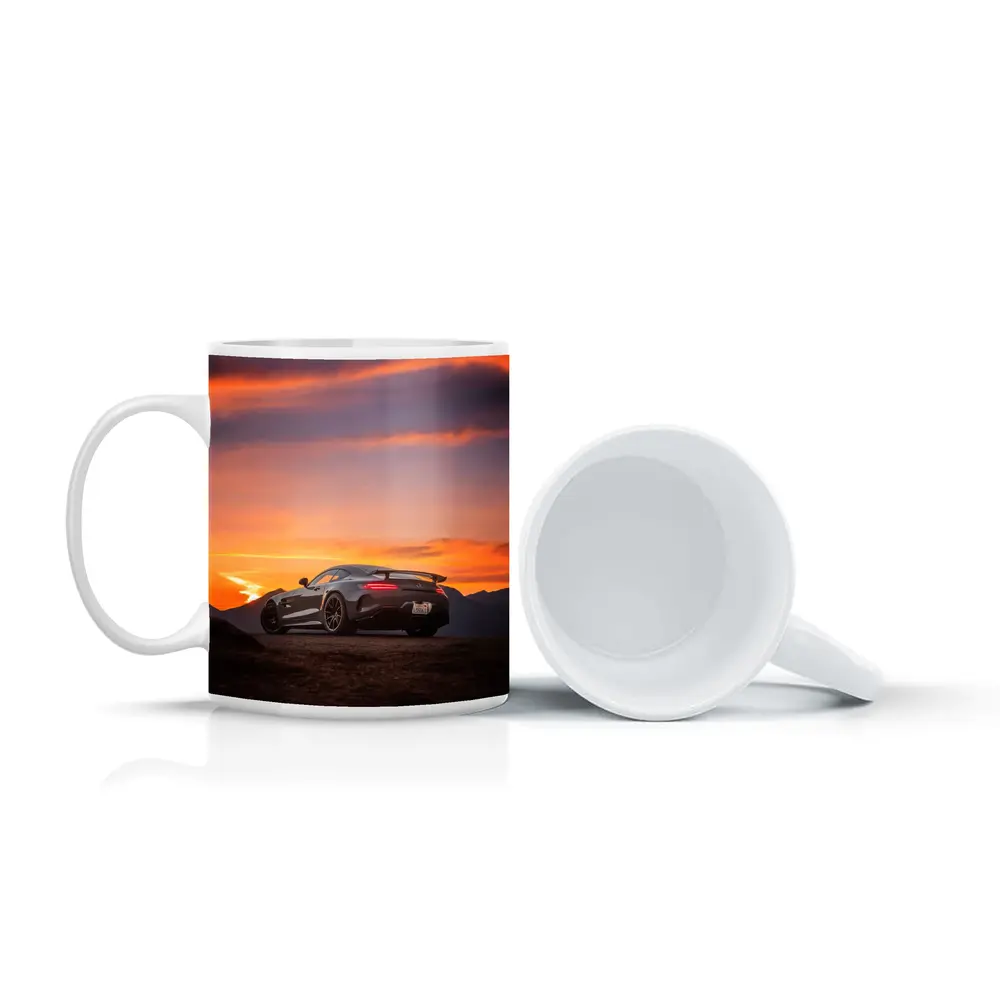 Mercedes AMG GT R Fiery Sunset Sky – Mugs