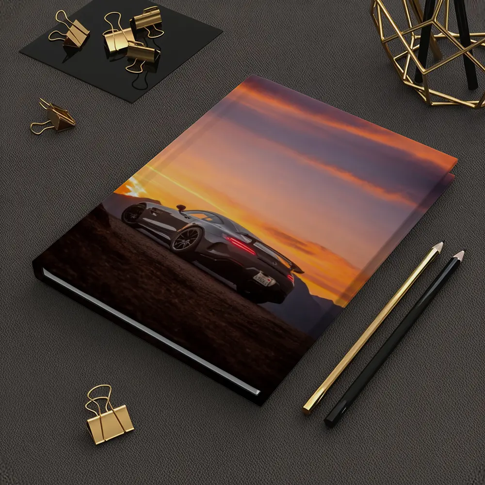 Mercedes AMG GT R Fiery Sunset Sky – Notebooks