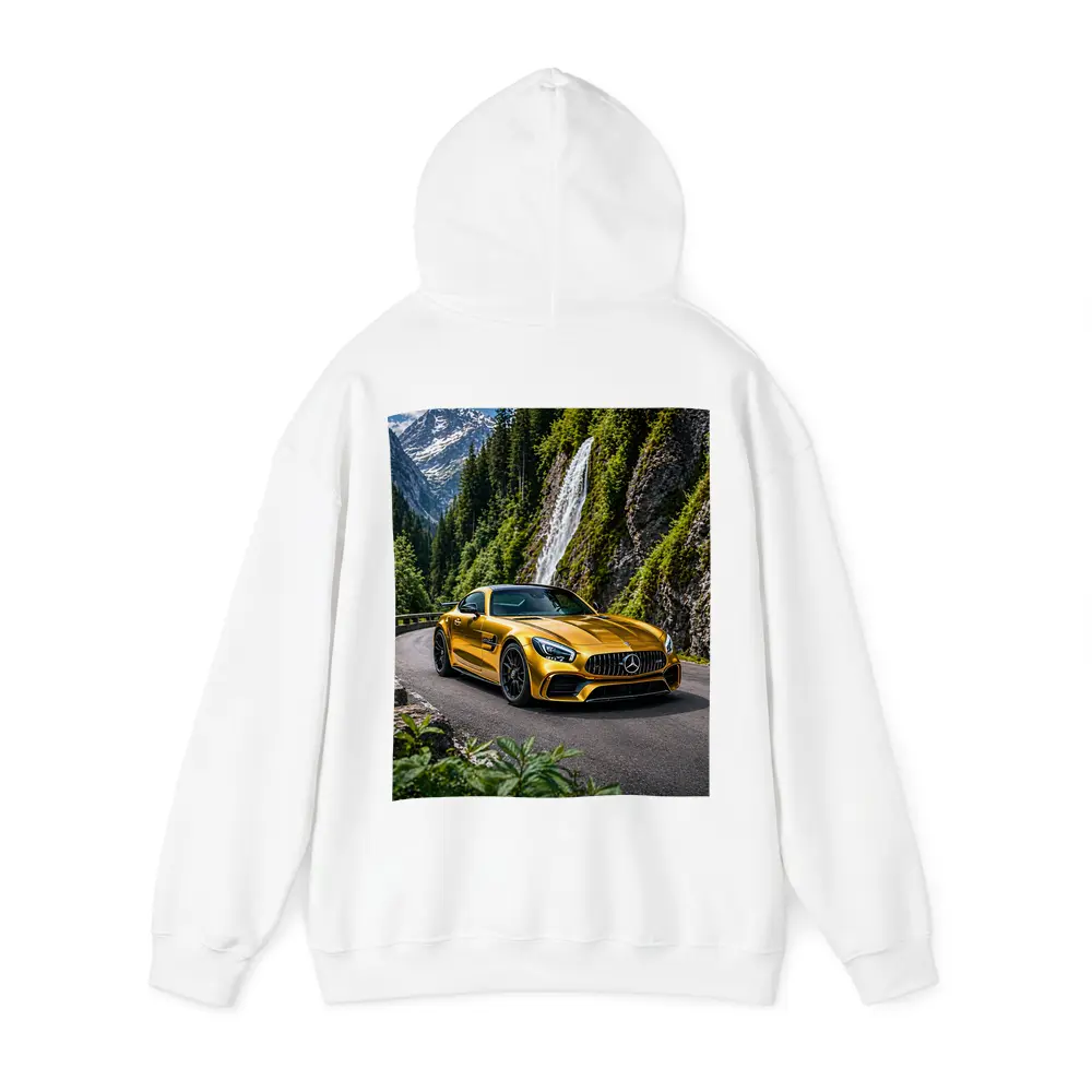 Mercedes AMG GT Gold Mountain Waterfall Road – Hoodies