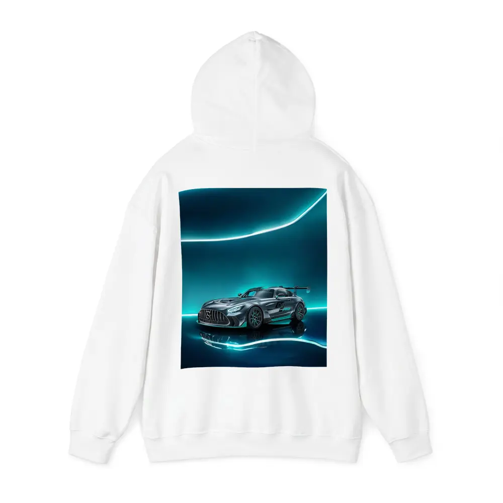 Mercedes AMG GT2 Neon Teal Studio – Hoodies