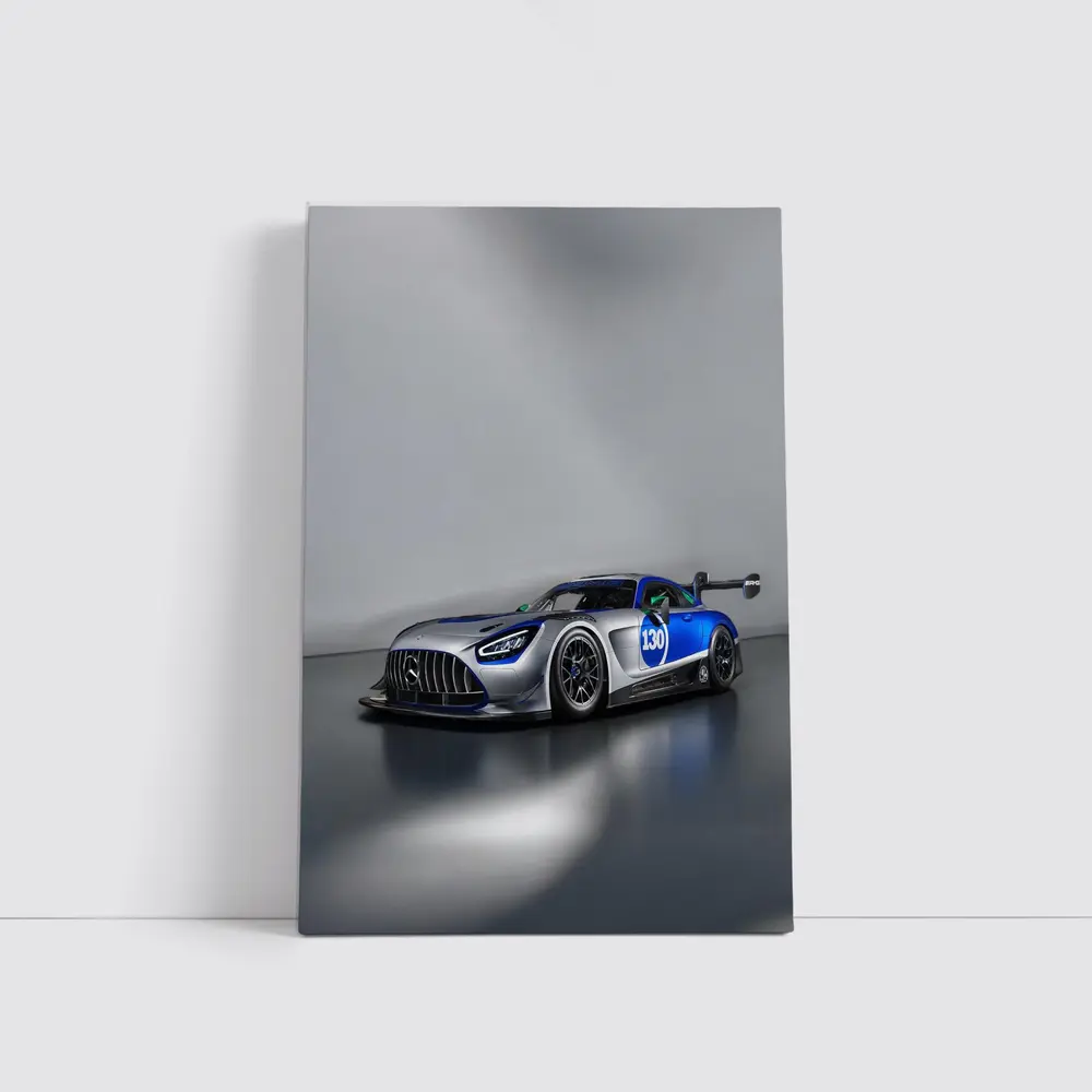 Mercedes AMG GT3 Race Car Studio Shot – Wall Art