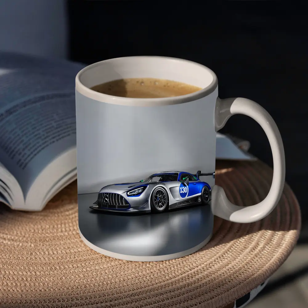 Mercedes AMG GT3 Race Car Studio Shot – Mugs