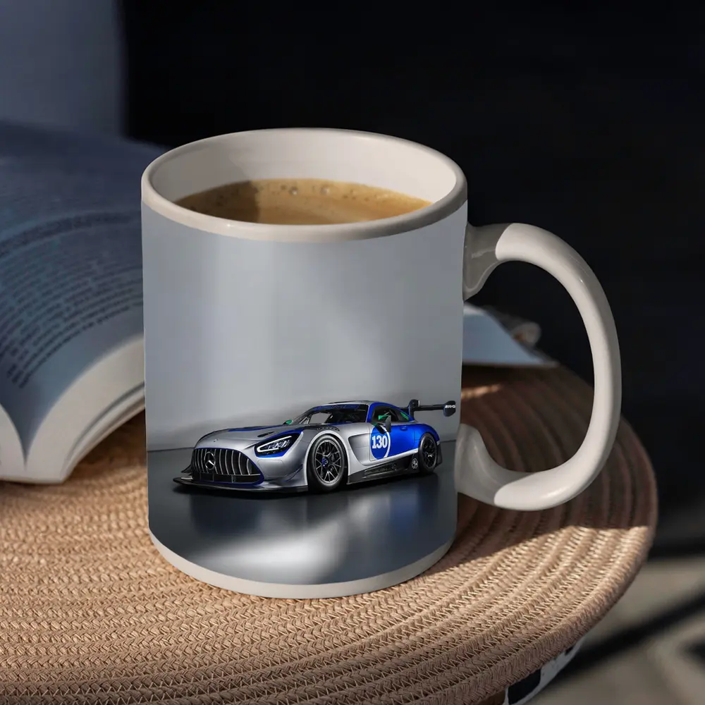 Mercedes AMG GT3 Race Car Studio Shot – Mugs