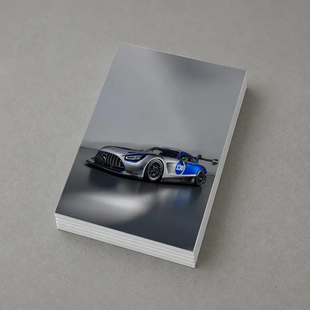 Mercedes AMG GT3 Race Car Studio Shot – Postcards