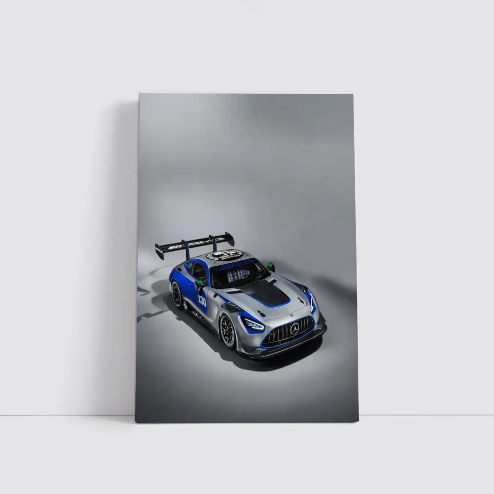 Mercedes AMG GT3 Racing Car Studio Shot – Wall Art