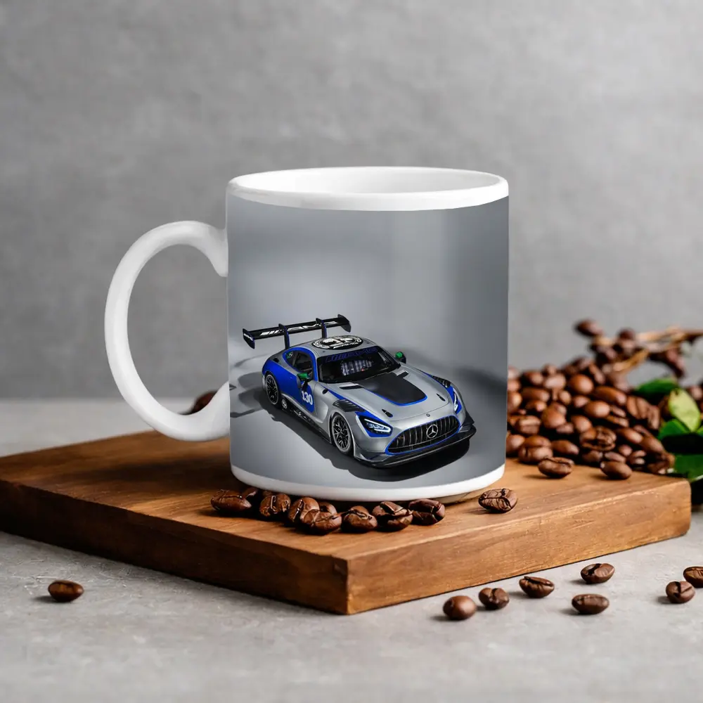 Mercedes AMG GT3 Racing Car Studio Shot – Mugs