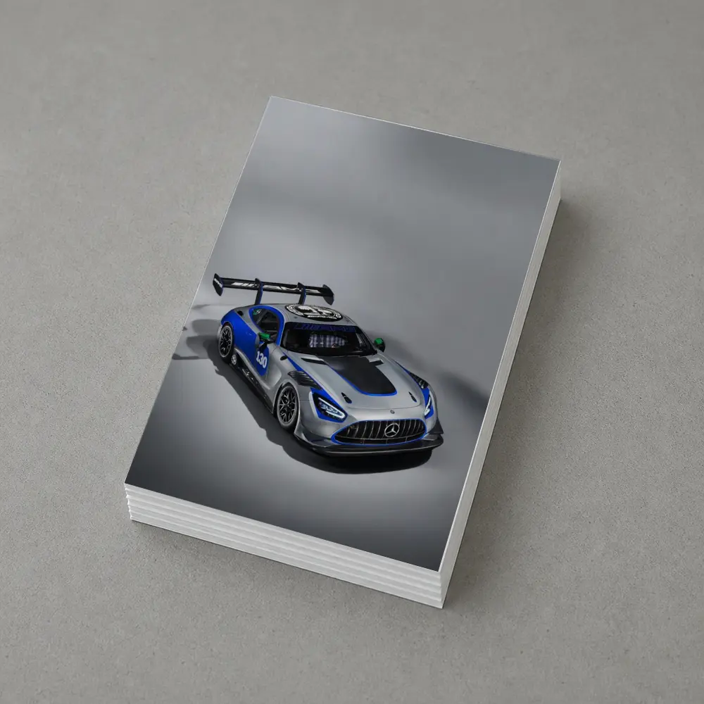 Mercedes AMG GT3 Racing Car Studio Shot – Postcards