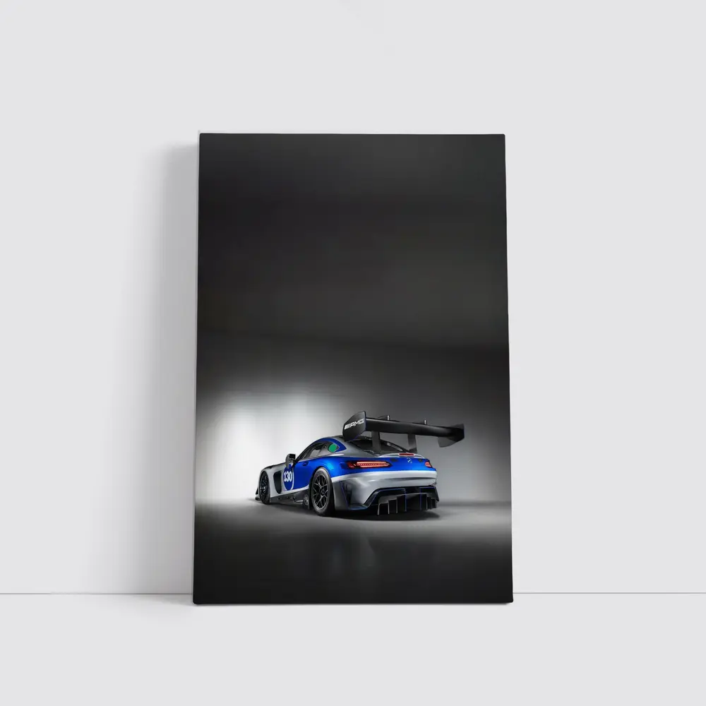 Mercedes AMG GT3 Race Car Studio Shot – Wall Art