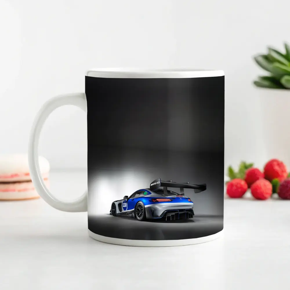Mercedes AMG GT3 Race Car Studio Shot – Mugs