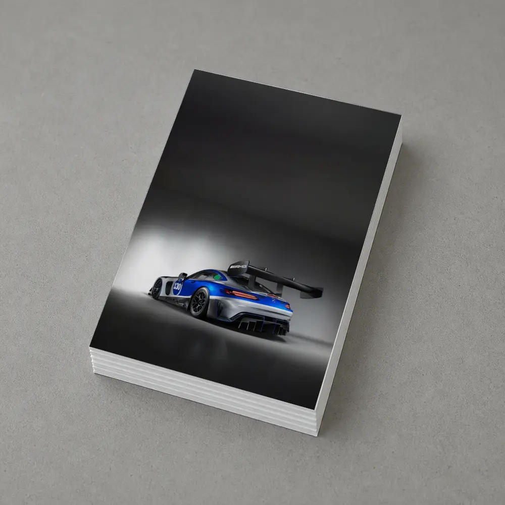 Mercedes AMG GT3 Race Car Studio Shot – Postcards