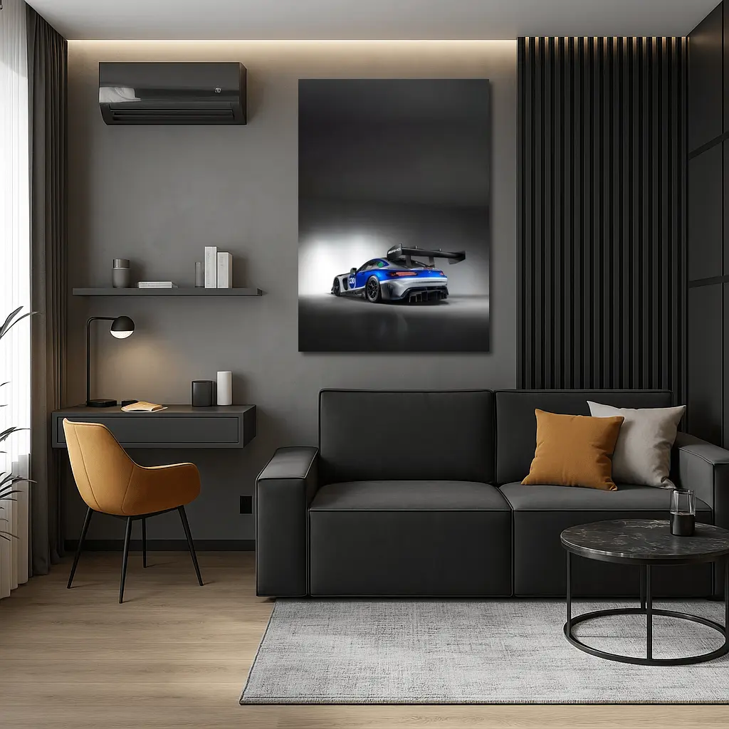 Mercedes AMG GT3 Race Car Studio Shot – Wall Art