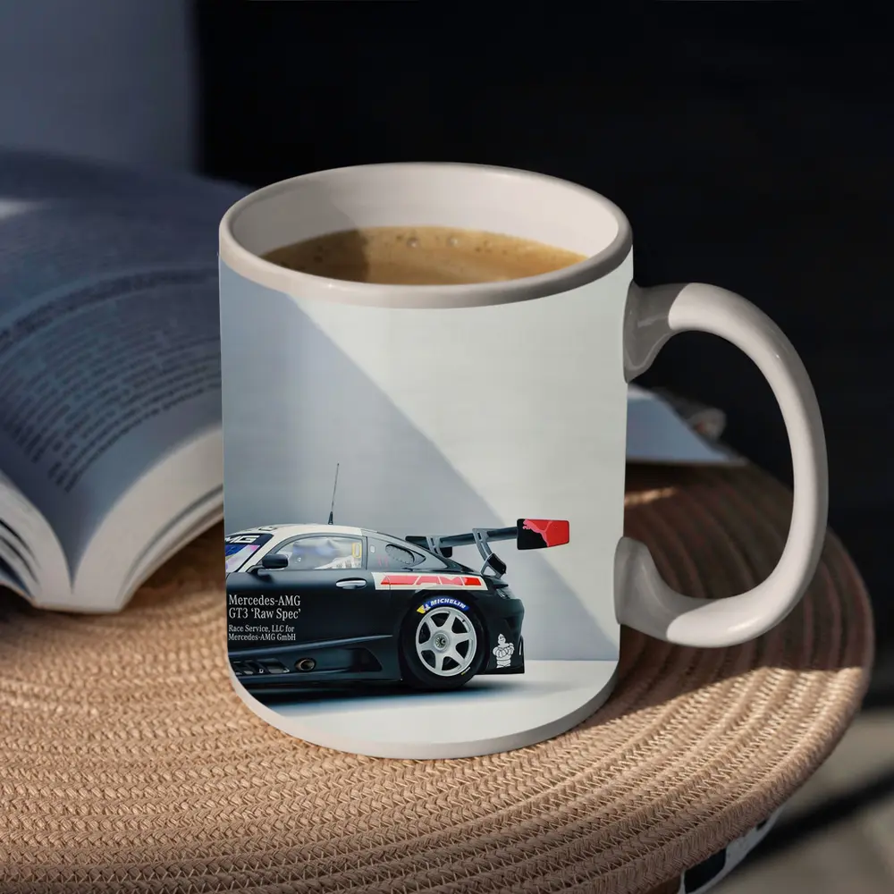 Mercedes AMG GT3 Race Car Studio Shot – Mugs